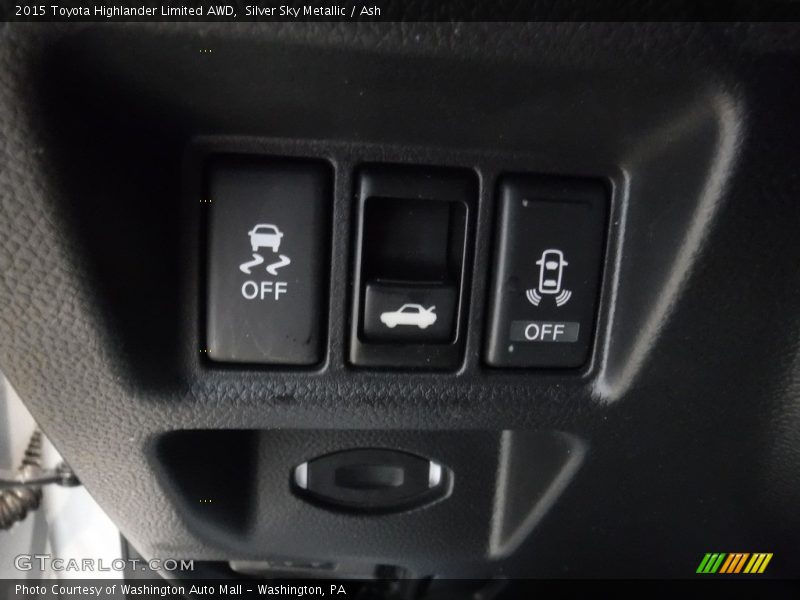 Silver Sky Metallic / Ash 2015 Toyota Highlander Limited AWD