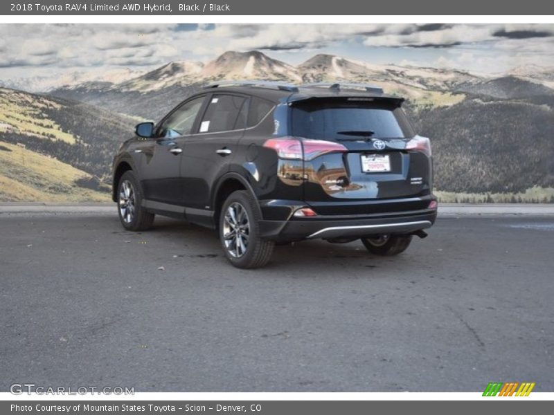 Black / Black 2018 Toyota RAV4 Limited AWD Hybrid