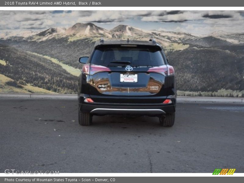 Black / Black 2018 Toyota RAV4 Limited AWD Hybrid