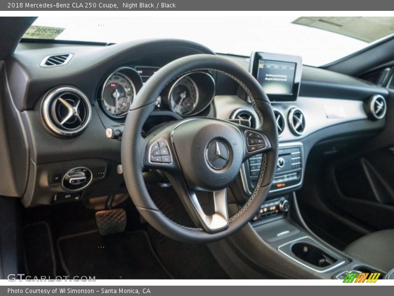Night Black / Black 2018 Mercedes-Benz CLA 250 Coupe