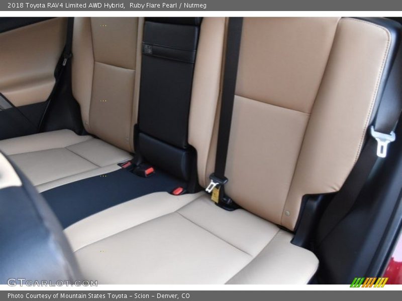Ruby Flare Pearl / Nutmeg 2018 Toyota RAV4 Limited AWD Hybrid