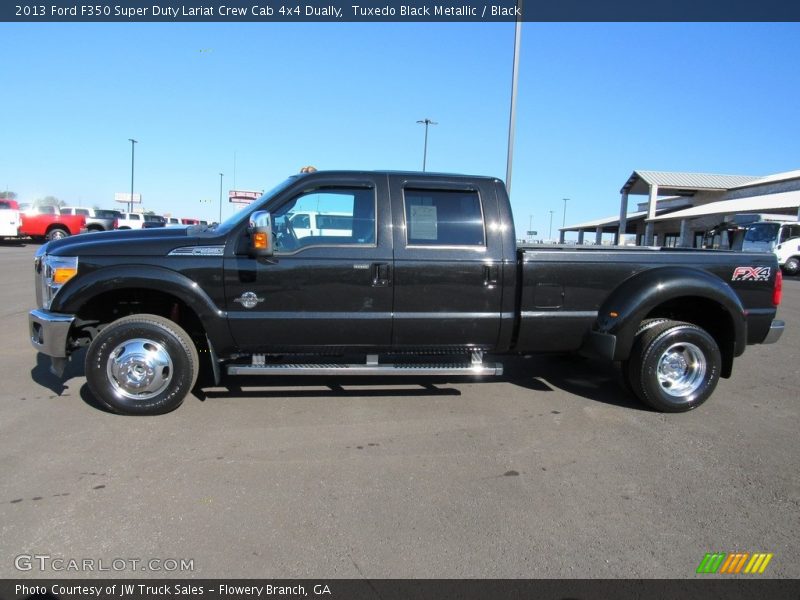 Tuxedo Black Metallic / Black 2013 Ford F350 Super Duty Lariat Crew Cab 4x4 Dually