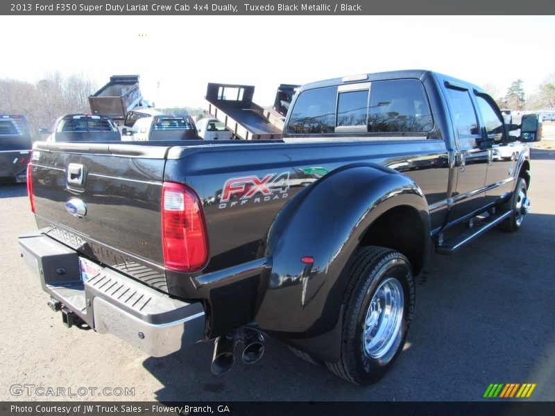 Tuxedo Black Metallic / Black 2013 Ford F350 Super Duty Lariat Crew Cab 4x4 Dually