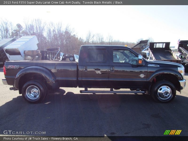 Tuxedo Black Metallic / Black 2013 Ford F350 Super Duty Lariat Crew Cab 4x4 Dually