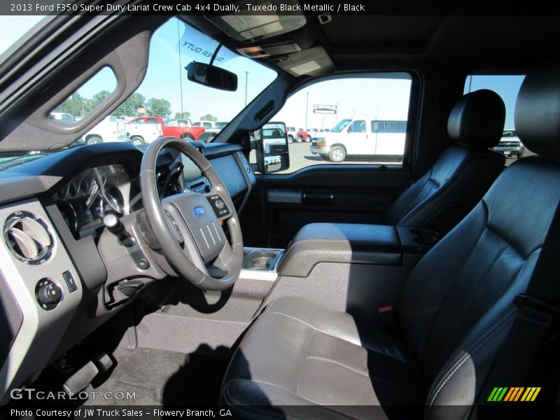 Tuxedo Black Metallic / Black 2013 Ford F350 Super Duty Lariat Crew Cab 4x4 Dually