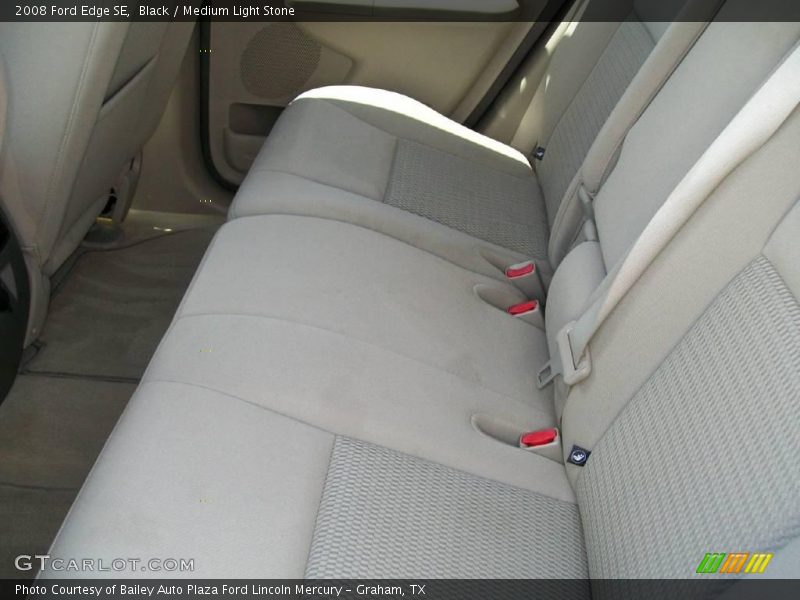 Black / Medium Light Stone 2008 Ford Edge SE