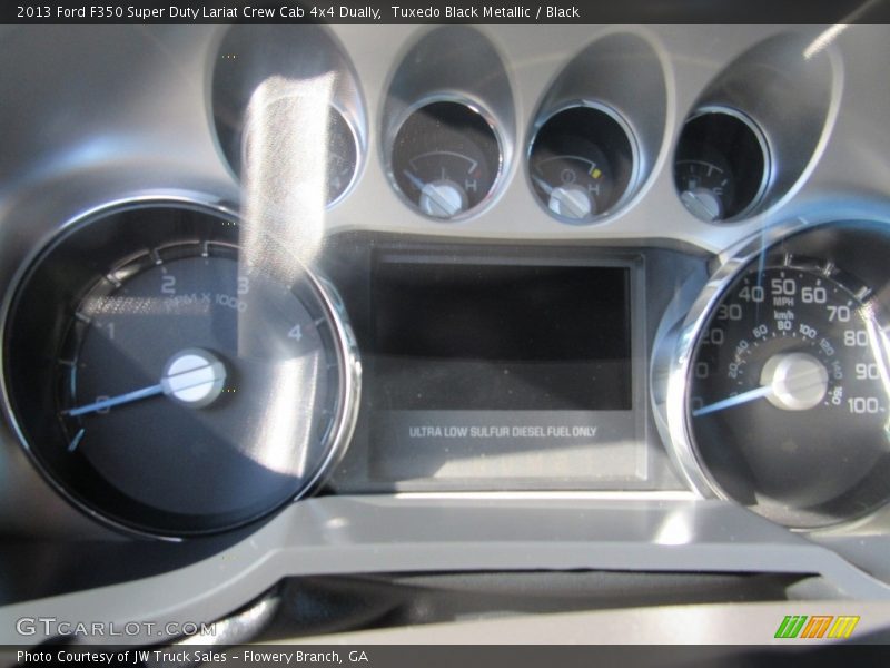 Tuxedo Black Metallic / Black 2013 Ford F350 Super Duty Lariat Crew Cab 4x4 Dually