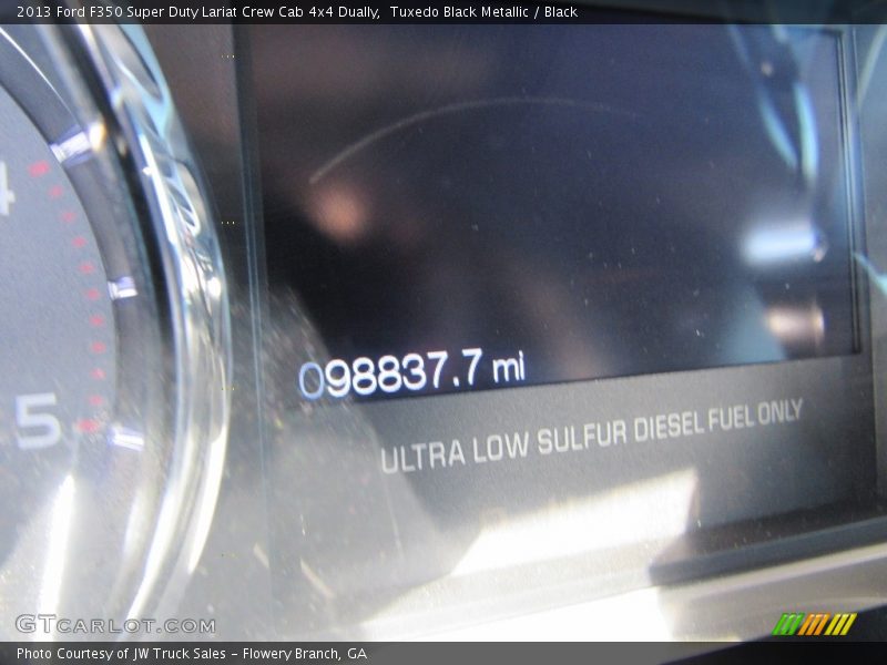Tuxedo Black Metallic / Black 2013 Ford F350 Super Duty Lariat Crew Cab 4x4 Dually