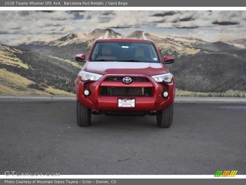 Barcelona Red Metallic / Sand Beige 2018 Toyota 4Runner SR5 4x4