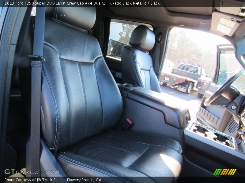Tuxedo Black Metallic / Black 2013 Ford F350 Super Duty Lariat Crew Cab 4x4 Dually