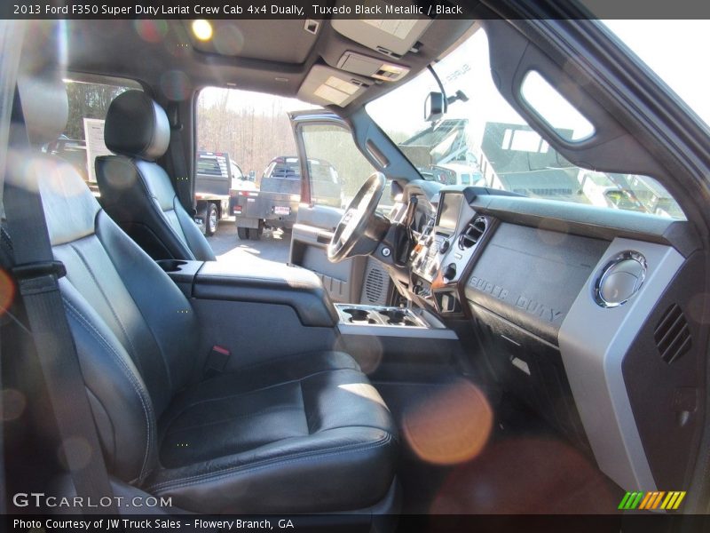 Tuxedo Black Metallic / Black 2013 Ford F350 Super Duty Lariat Crew Cab 4x4 Dually