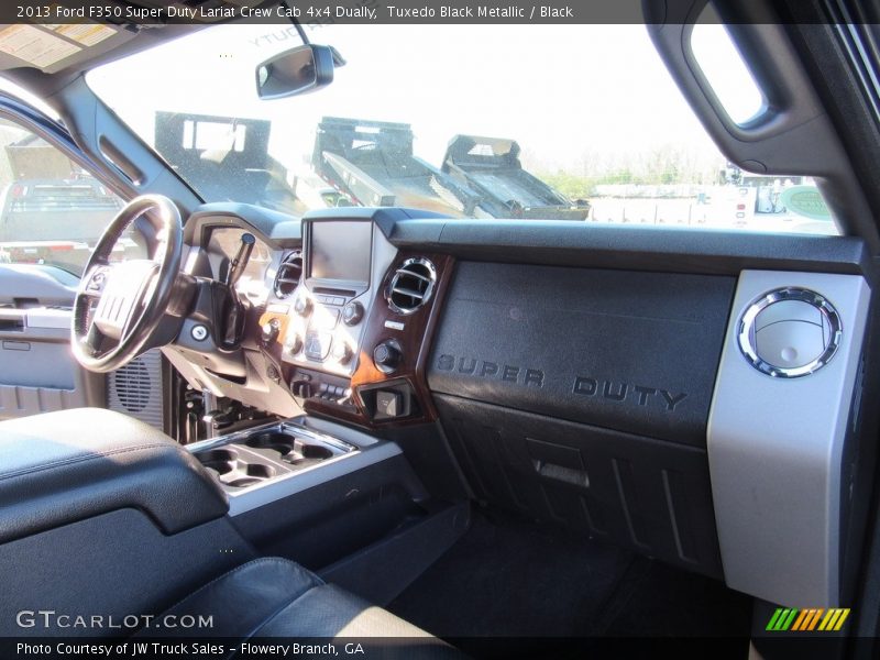 Tuxedo Black Metallic / Black 2013 Ford F350 Super Duty Lariat Crew Cab 4x4 Dually