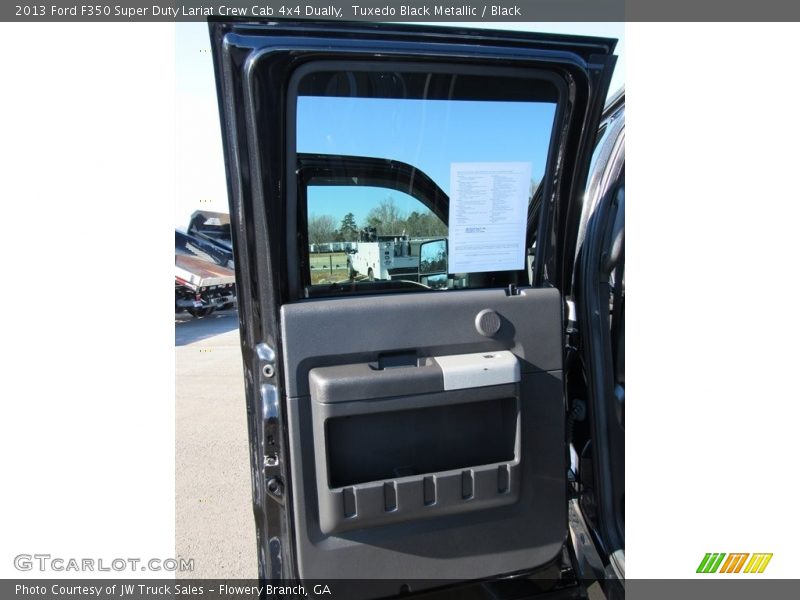 Tuxedo Black Metallic / Black 2013 Ford F350 Super Duty Lariat Crew Cab 4x4 Dually