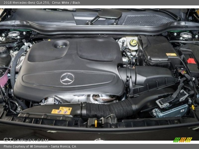 Cirrus White / Black 2018 Mercedes-Benz GLA 250