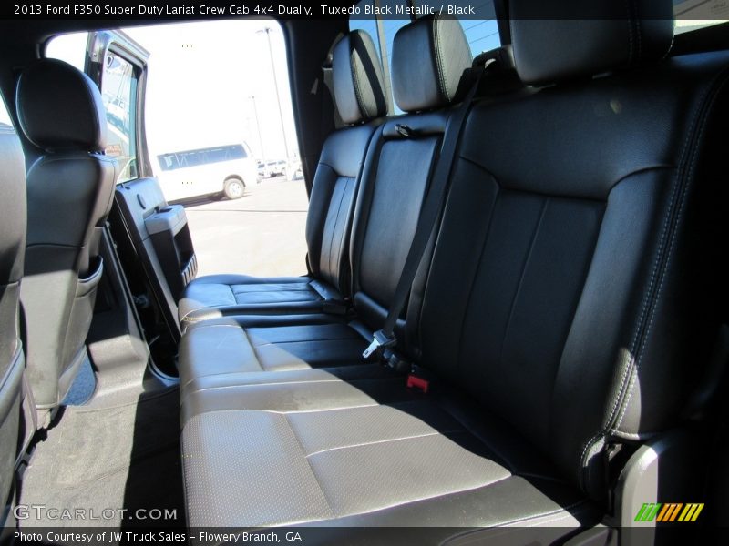 Tuxedo Black Metallic / Black 2013 Ford F350 Super Duty Lariat Crew Cab 4x4 Dually