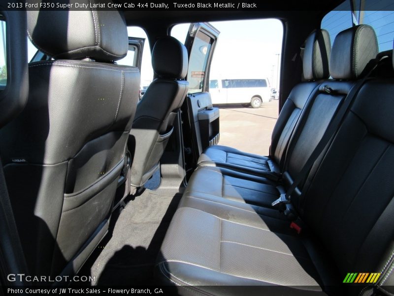 Tuxedo Black Metallic / Black 2013 Ford F350 Super Duty Lariat Crew Cab 4x4 Dually