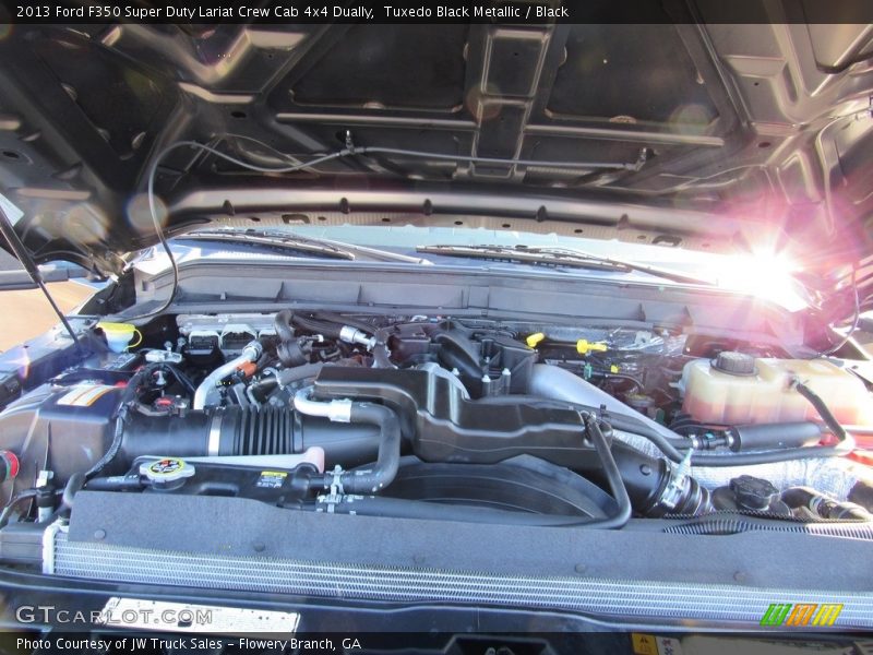 Tuxedo Black Metallic / Black 2013 Ford F350 Super Duty Lariat Crew Cab 4x4 Dually
