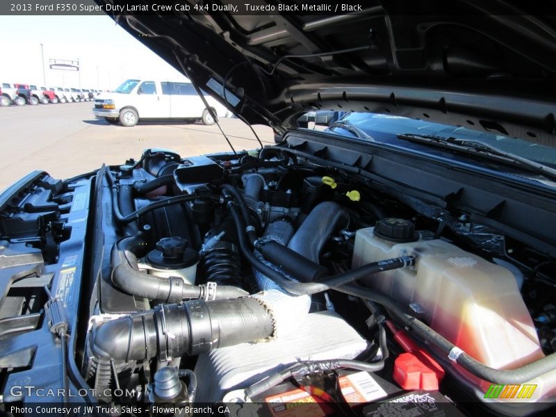 Tuxedo Black Metallic / Black 2013 Ford F350 Super Duty Lariat Crew Cab 4x4 Dually