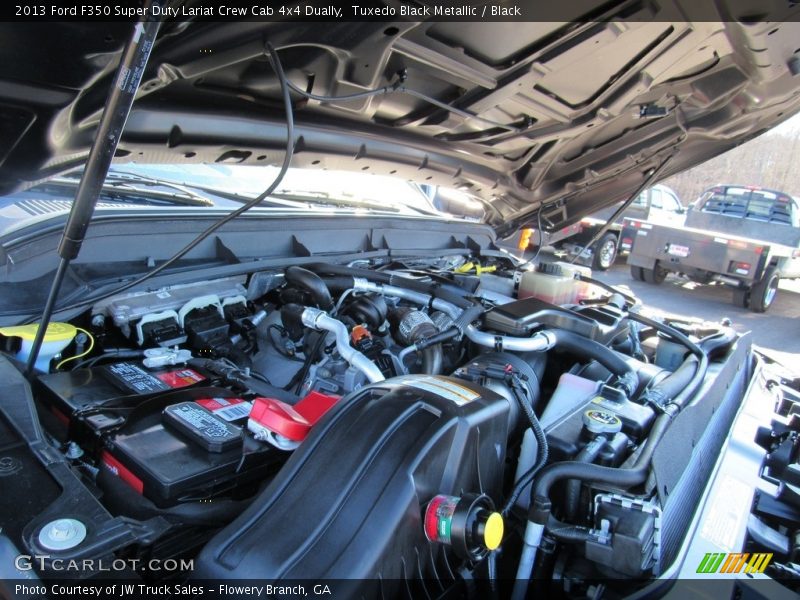 Tuxedo Black Metallic / Black 2013 Ford F350 Super Duty Lariat Crew Cab 4x4 Dually