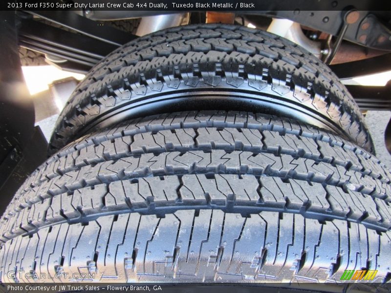 Tuxedo Black Metallic / Black 2013 Ford F350 Super Duty Lariat Crew Cab 4x4 Dually