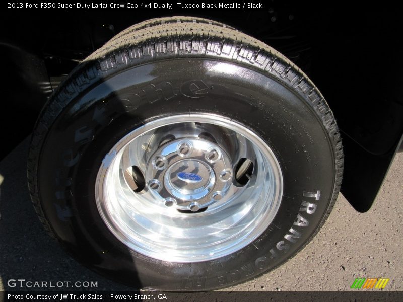 Tuxedo Black Metallic / Black 2013 Ford F350 Super Duty Lariat Crew Cab 4x4 Dually