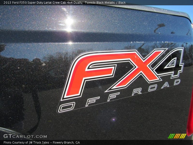 Tuxedo Black Metallic / Black 2013 Ford F350 Super Duty Lariat Crew Cab 4x4 Dually