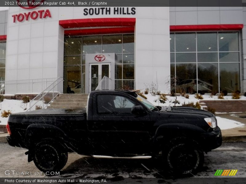 Black / Graphite 2012 Toyota Tacoma Regular Cab 4x4