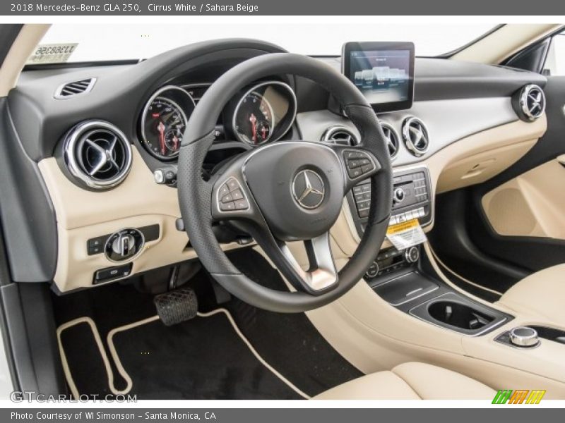 Cirrus White / Sahara Beige 2018 Mercedes-Benz GLA 250
