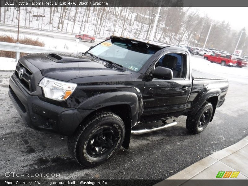 Black / Graphite 2012 Toyota Tacoma Regular Cab 4x4