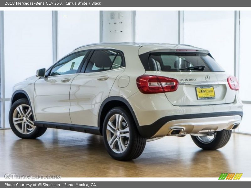Cirrus White / Black 2018 Mercedes-Benz GLA 250