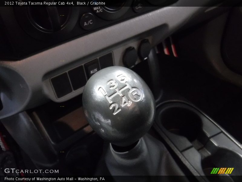 Black / Graphite 2012 Toyota Tacoma Regular Cab 4x4