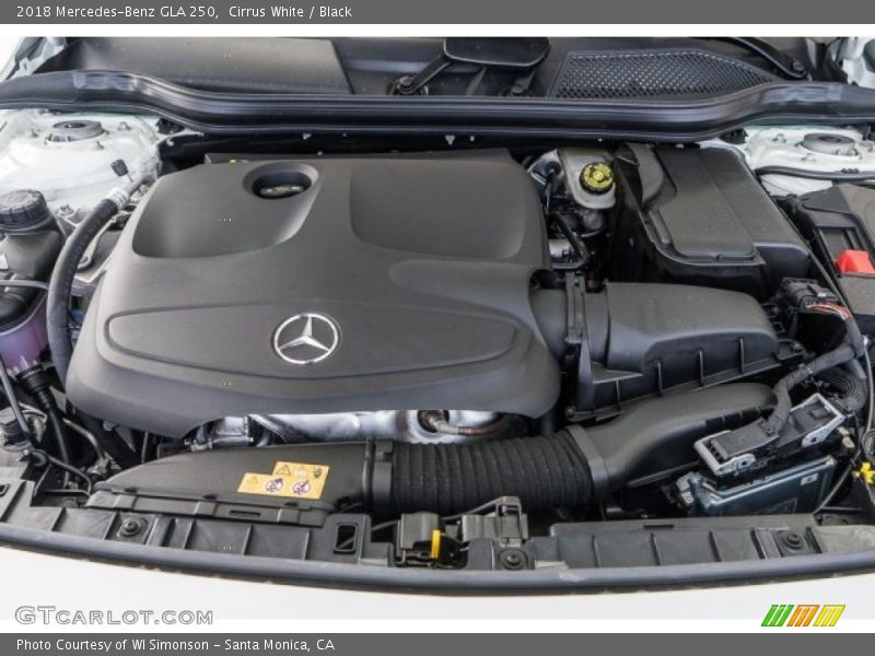 Cirrus White / Black 2018 Mercedes-Benz GLA 250