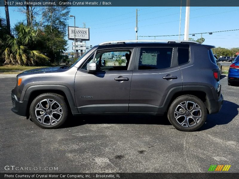 Granite Crystal Metallic / Black 2017 Jeep Renegade Limited