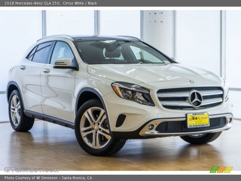 Cirrus White / Black 2018 Mercedes-Benz GLA 250