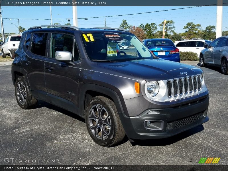 Front 3/4 View of 2017 Renegade Limited