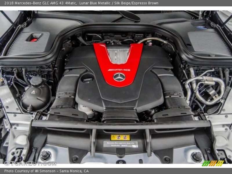  2018 GLC AMG 43 4Matic Engine - 3.0 Liter AMG biturbo DOHC 24-Valve VVT V6