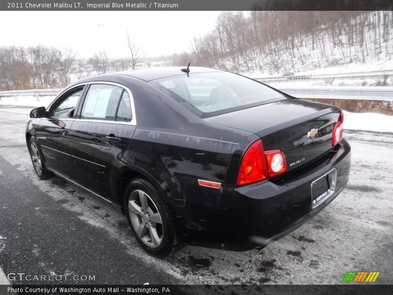 Imperial Blue Metallic / Titanium 2011 Chevrolet Malibu LT
