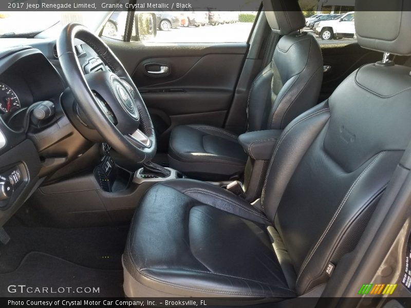 Granite Crystal Metallic / Black 2017 Jeep Renegade Limited