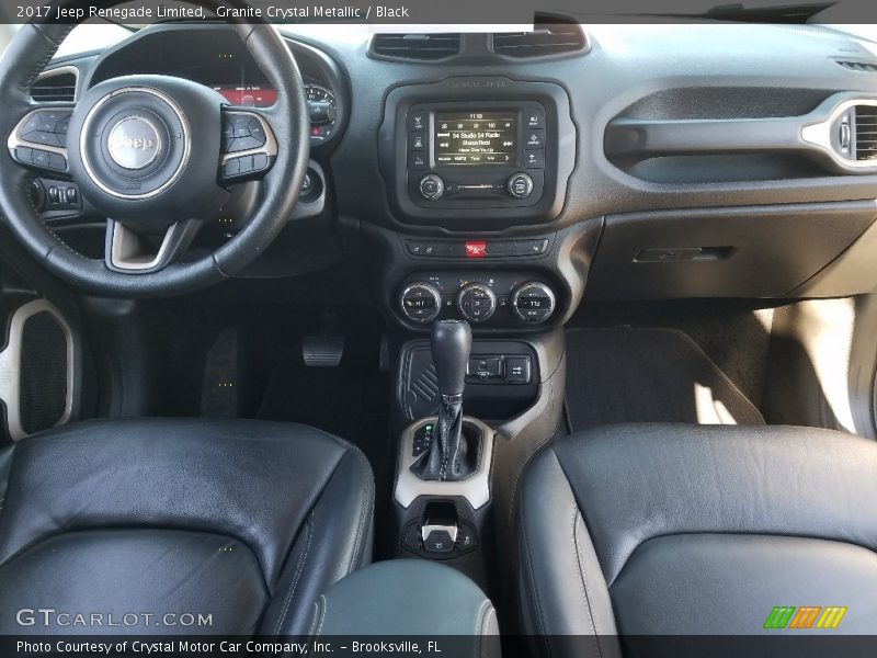 Granite Crystal Metallic / Black 2017 Jeep Renegade Limited