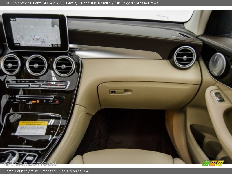 Lunar Blue Metallic / Silk Beige/Espresso Brown 2018 Mercedes-Benz GLC AMG 43 4Matic