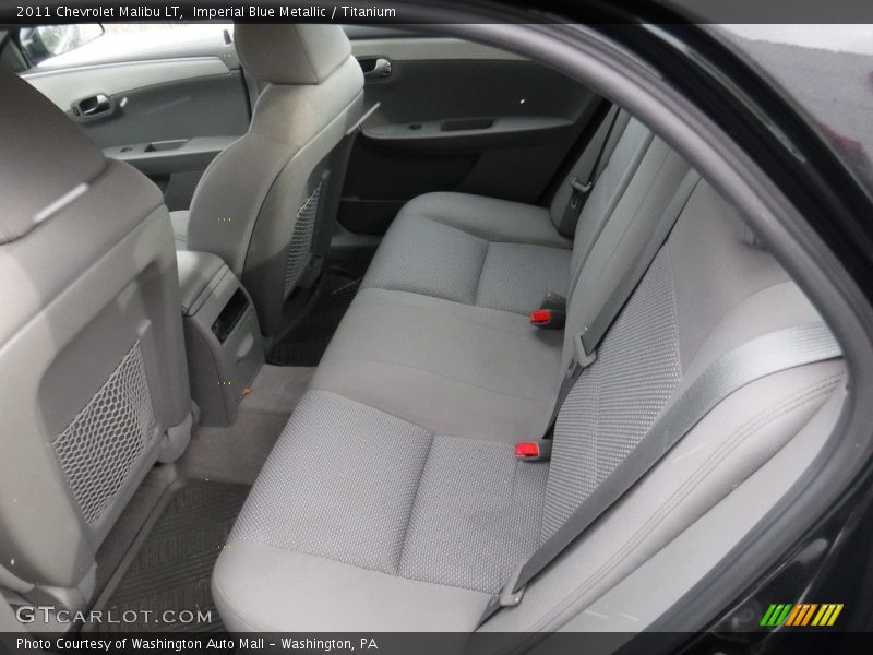 Imperial Blue Metallic / Titanium 2011 Chevrolet Malibu LT