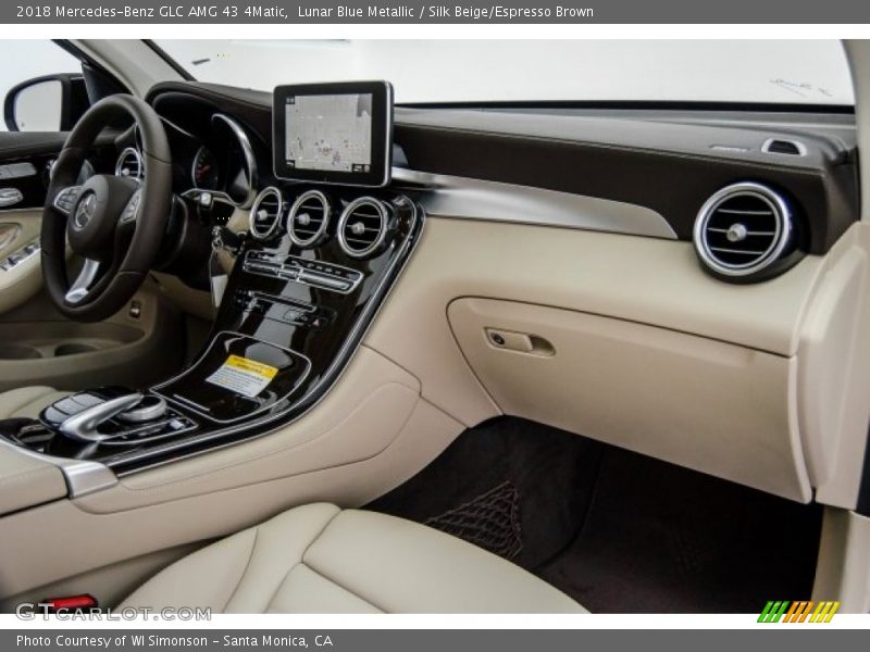 Lunar Blue Metallic / Silk Beige/Espresso Brown 2018 Mercedes-Benz GLC AMG 43 4Matic