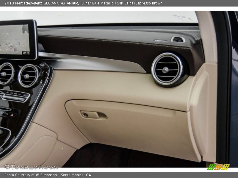 Lunar Blue Metallic / Silk Beige/Espresso Brown 2018 Mercedes-Benz GLC AMG 43 4Matic