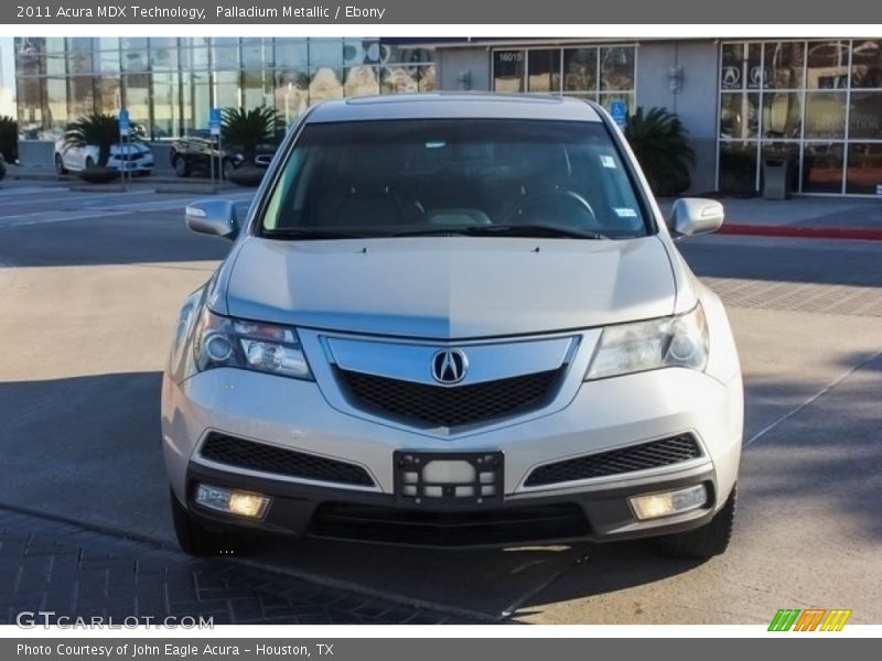 Palladium Metallic / Ebony 2011 Acura MDX Technology