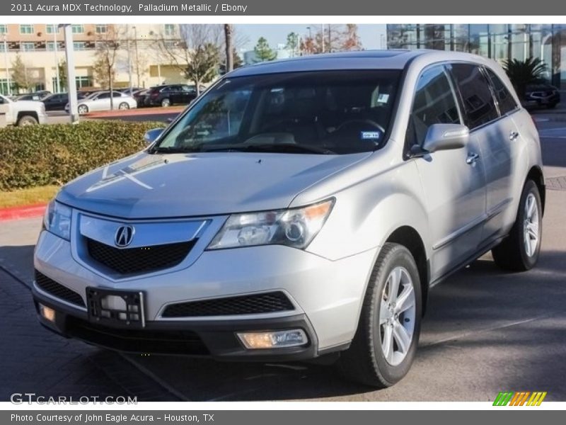 Palladium Metallic / Ebony 2011 Acura MDX Technology
