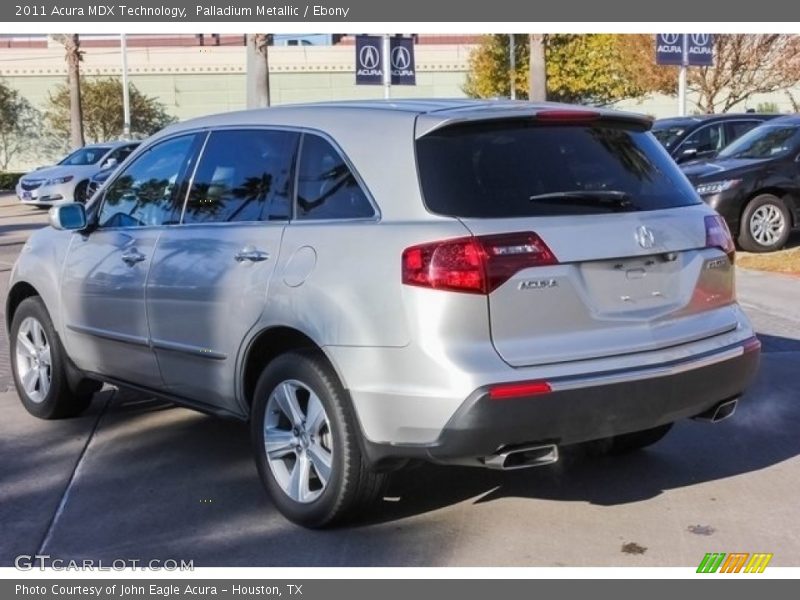 Palladium Metallic / Ebony 2011 Acura MDX Technology