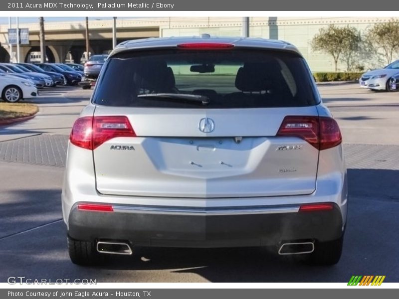 Palladium Metallic / Ebony 2011 Acura MDX Technology