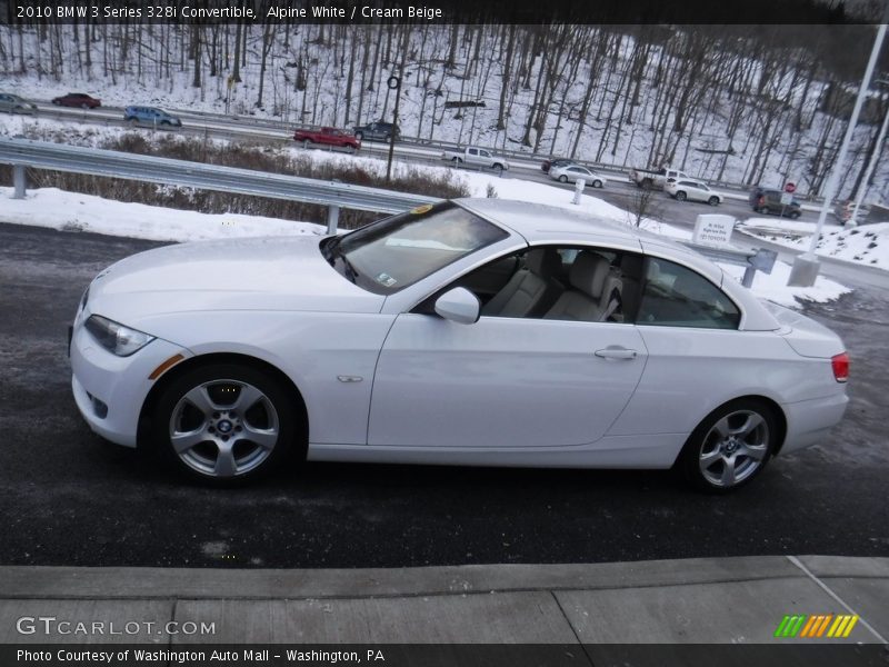 Alpine White / Cream Beige 2010 BMW 3 Series 328i Convertible