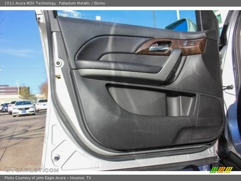 Palladium Metallic / Ebony 2011 Acura MDX Technology