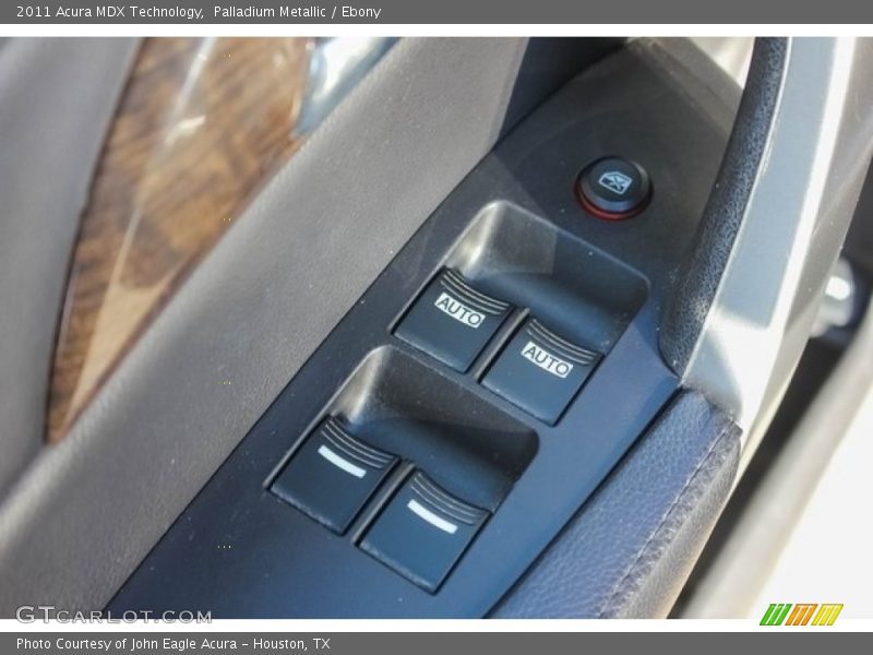 Palladium Metallic / Ebony 2011 Acura MDX Technology